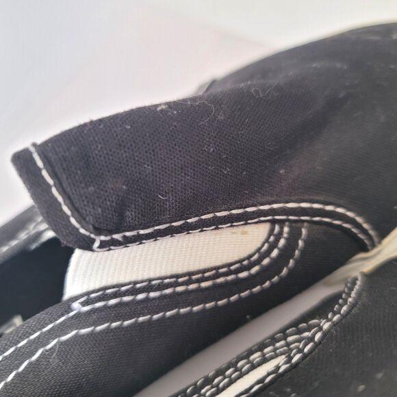 Vans Era Lo Pro Slip-on Shoes Women's Size 6 Men's 4.5 Black Fabric Canvas - Picture 7 of 10